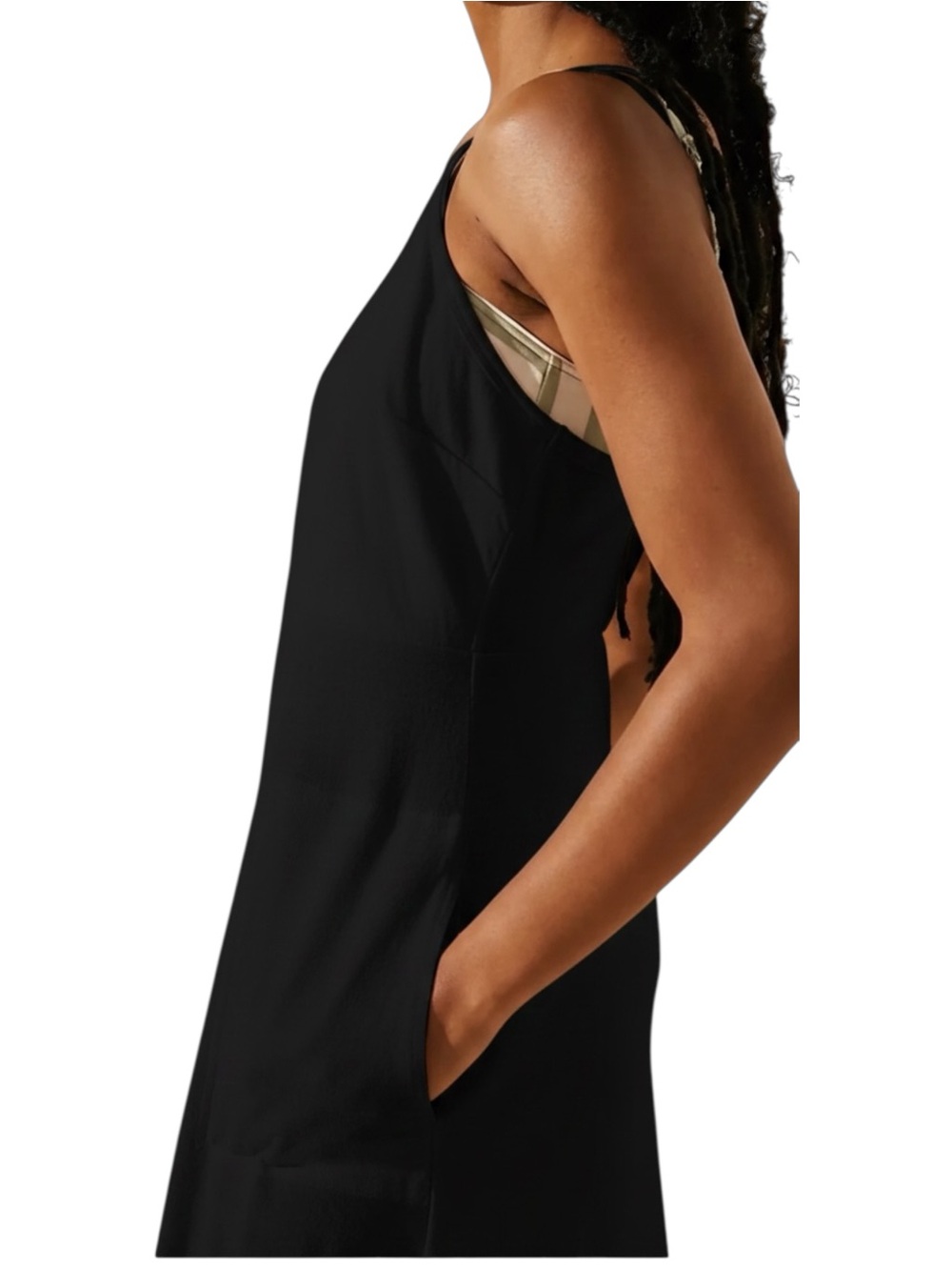 Free People Beach Cotton Maxi Essential Day Dress Black Size M - Picture 9 of 15
